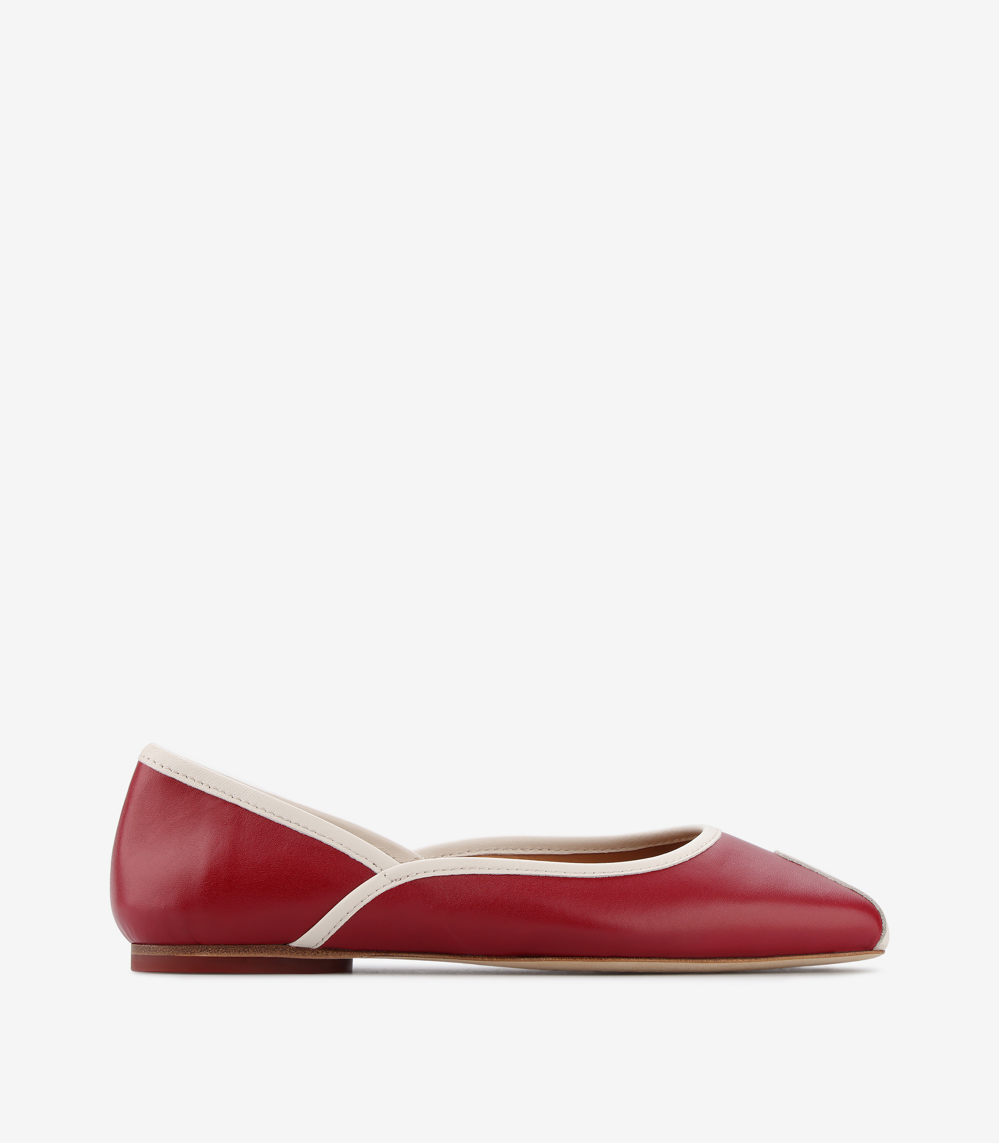 Julia Winery Red Ballet Flats · TUAS studio