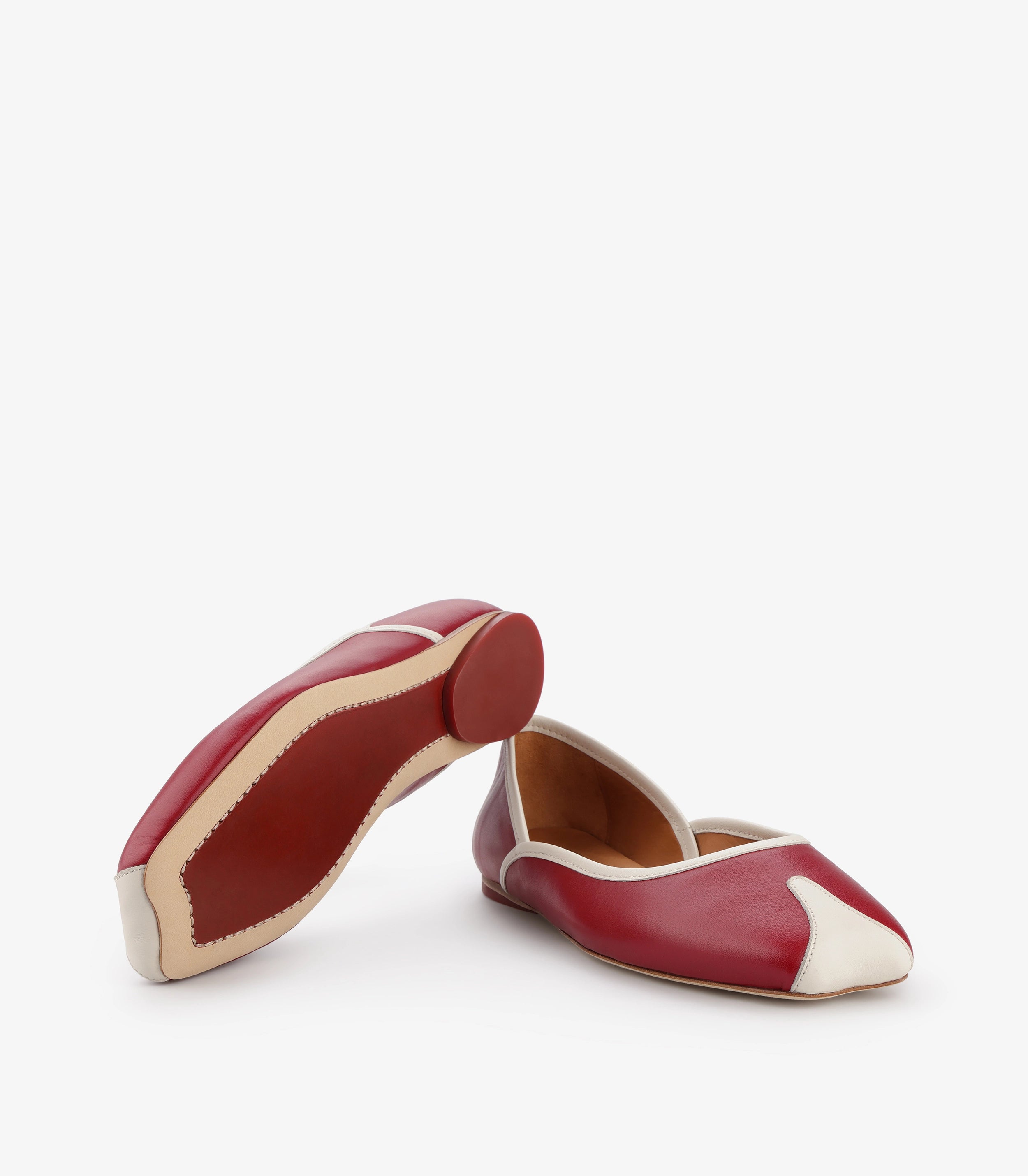 TUAS Julia Winery Red Ballet Flats