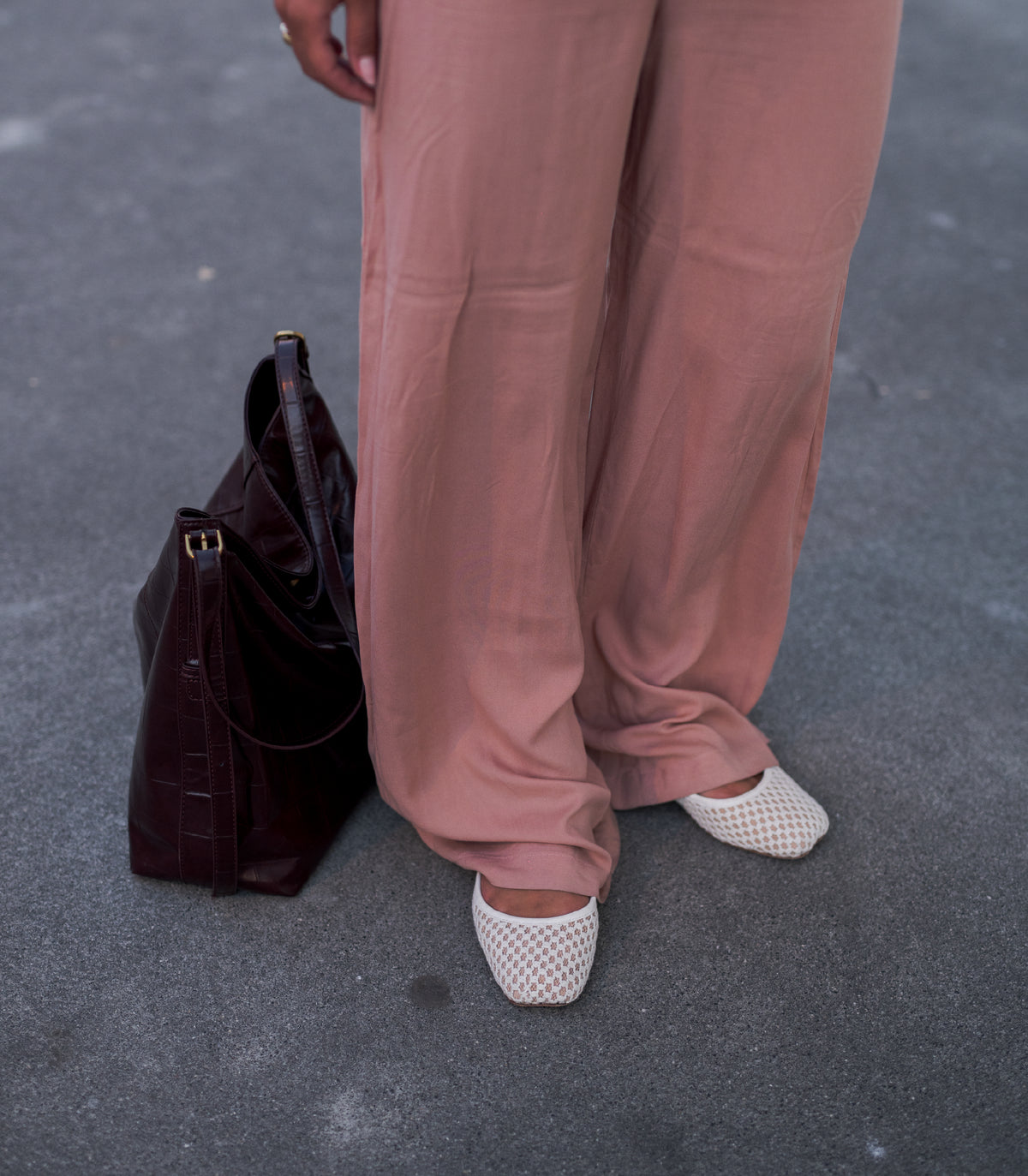Louise Ecru Ballet Flats