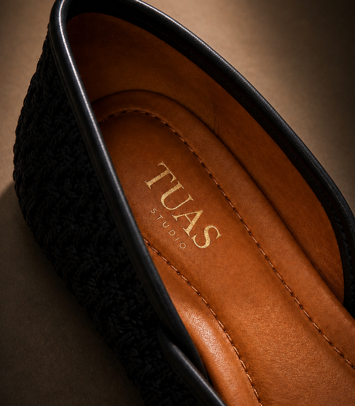 TUAS Louise noir ballet flats