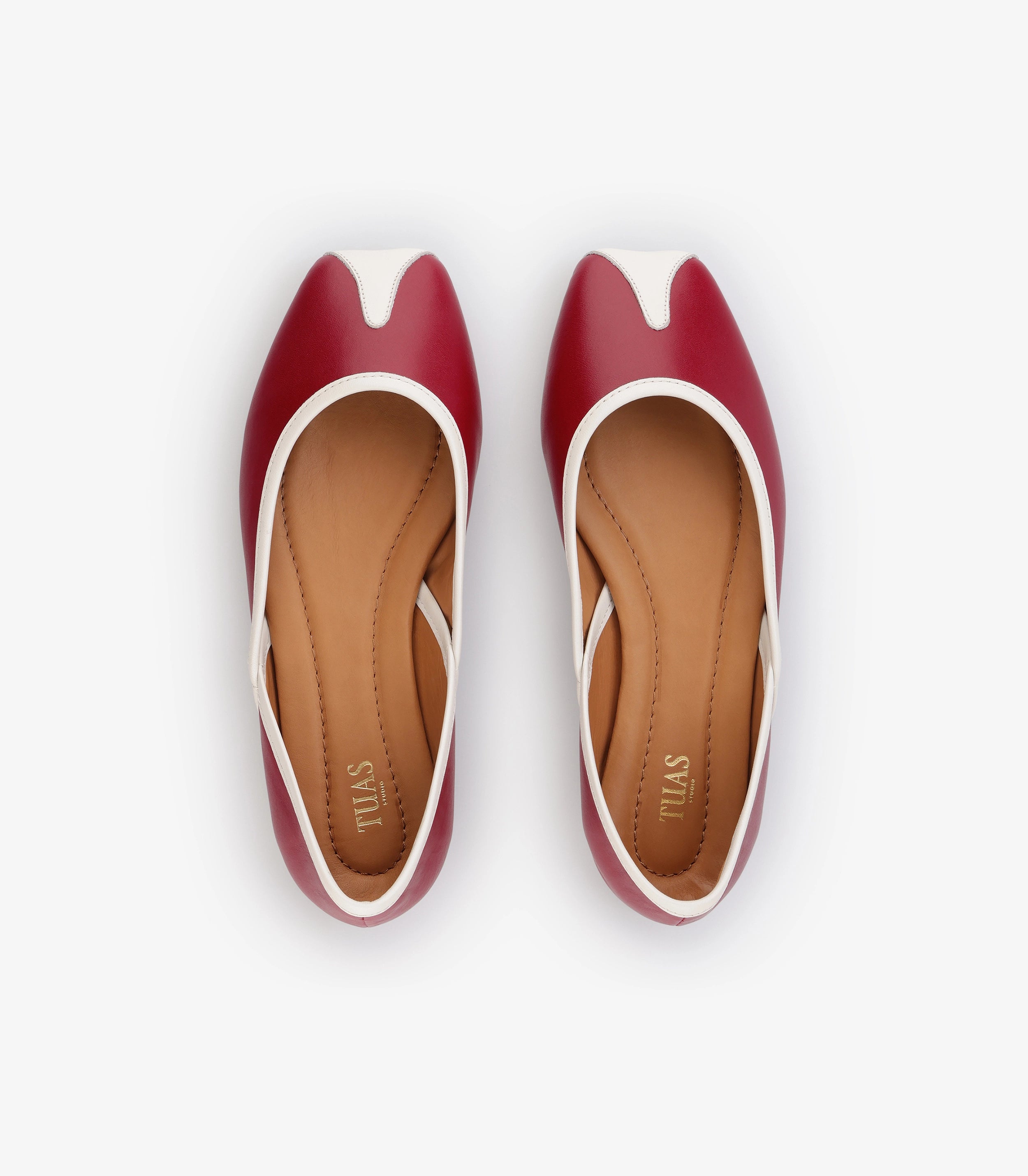 TUAS Julia Winery Red Ballet Flats
