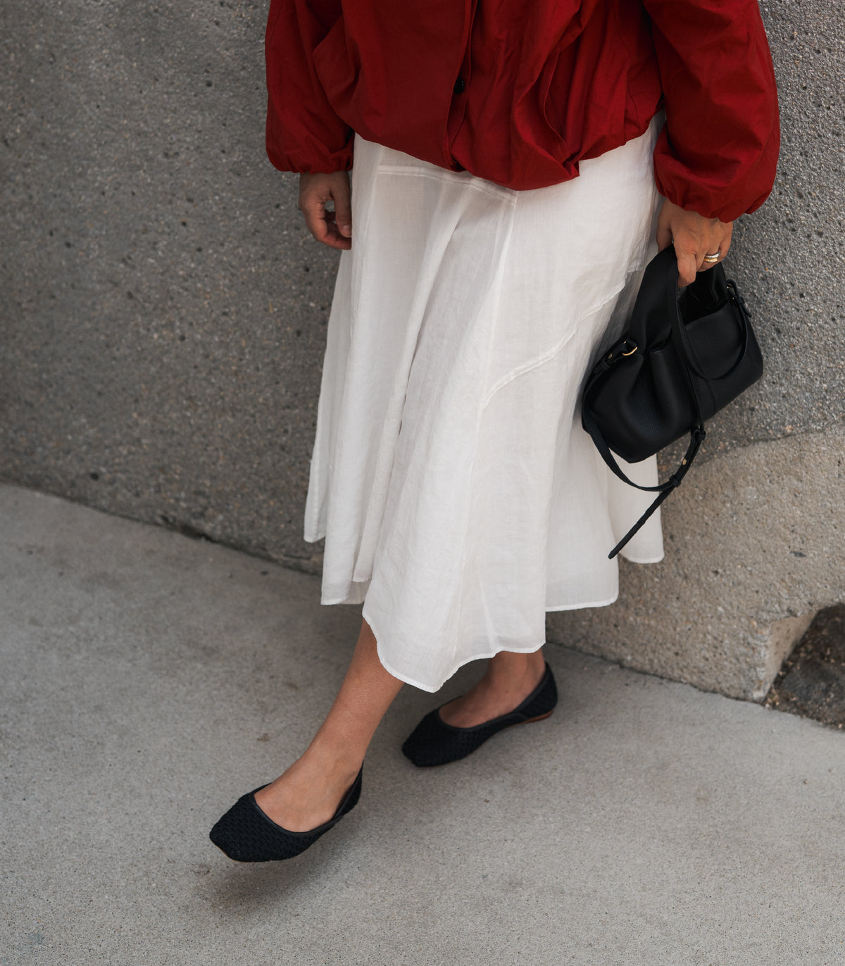 Louise Noir Ballet Flats